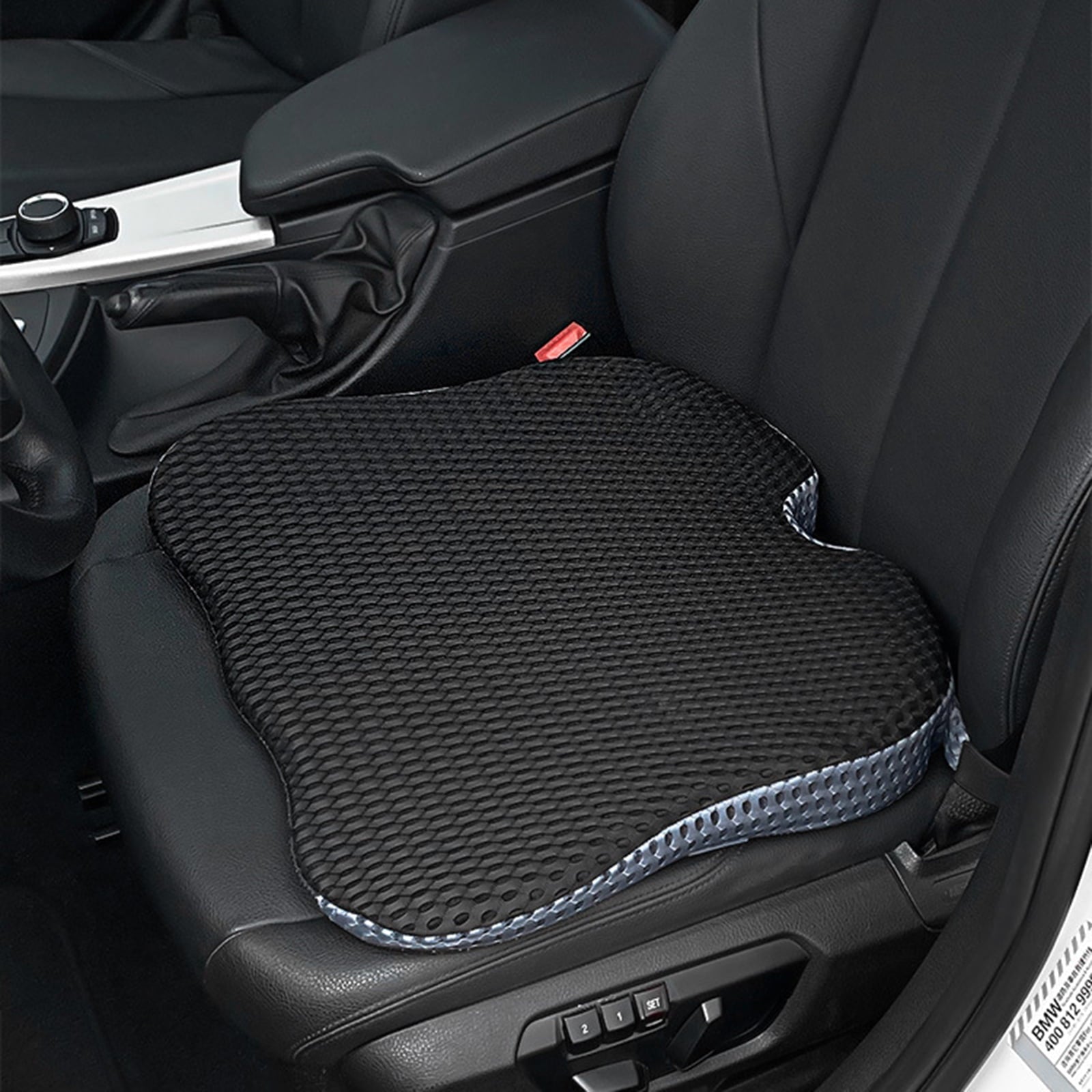 Oenbopo Car Seat Cushion, Memory Foam Seat Cushion Automobile Wedge Pad Pillow for Car, Truck, Office Chair Wheelchairs Support Tailbone Pain Relief