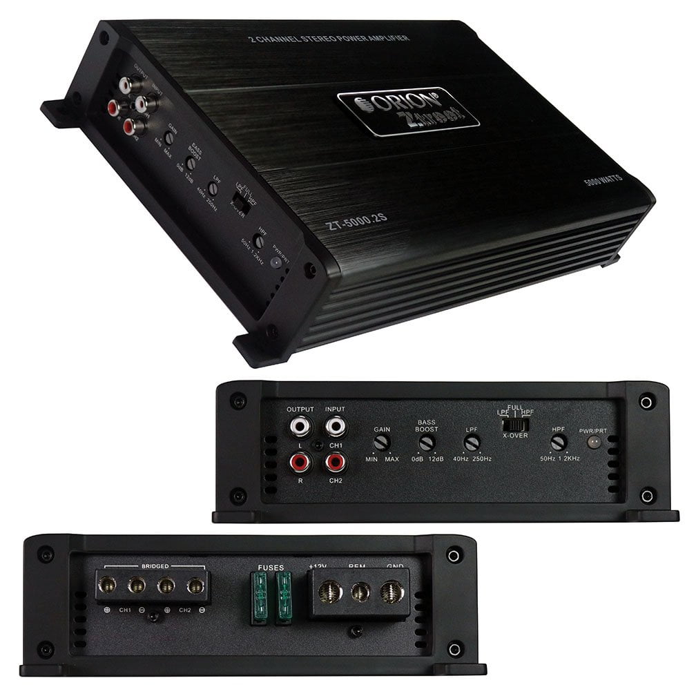 Orion ZT-5000.2S ZT 2-channel Class AB Car Audio Amp Amplifier 5000w Max