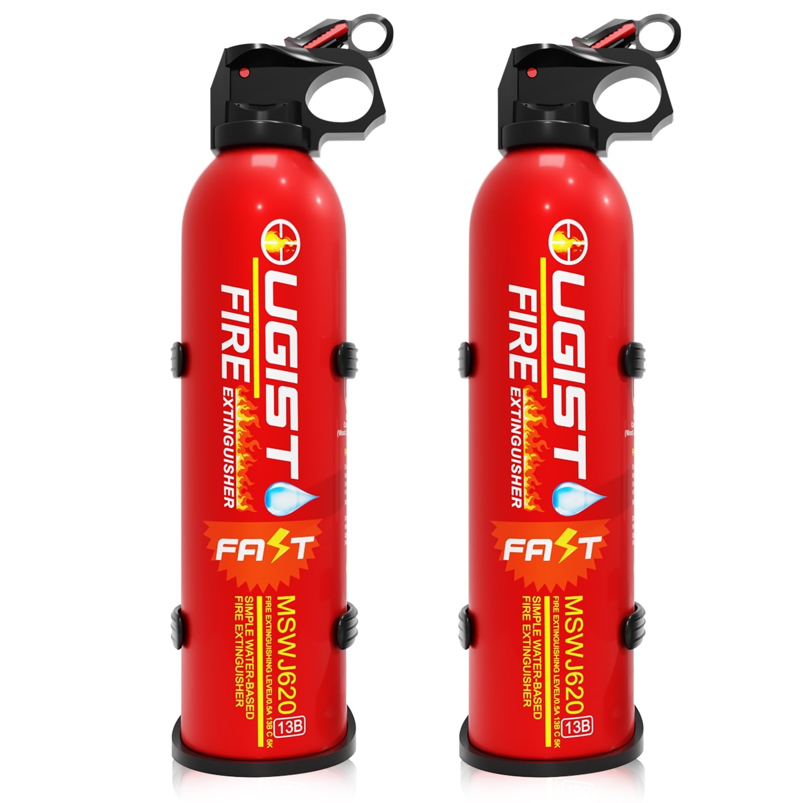 Ougist Fire Extinguisher for House,This Special Water-Based Fire Extinguisher Can Be Used in Cold Environments,Prevents Combustibles From Burning Again and is Easy to Clean After Use.