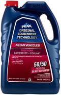 PEAK OET Antifreeze + Coolant for Asian Vehicles Red/Pink