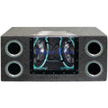 PYRAMID BNPS102 10" 1000W Subwoofer Enclosure Subs Box + Audiopipe Amplifier Amp