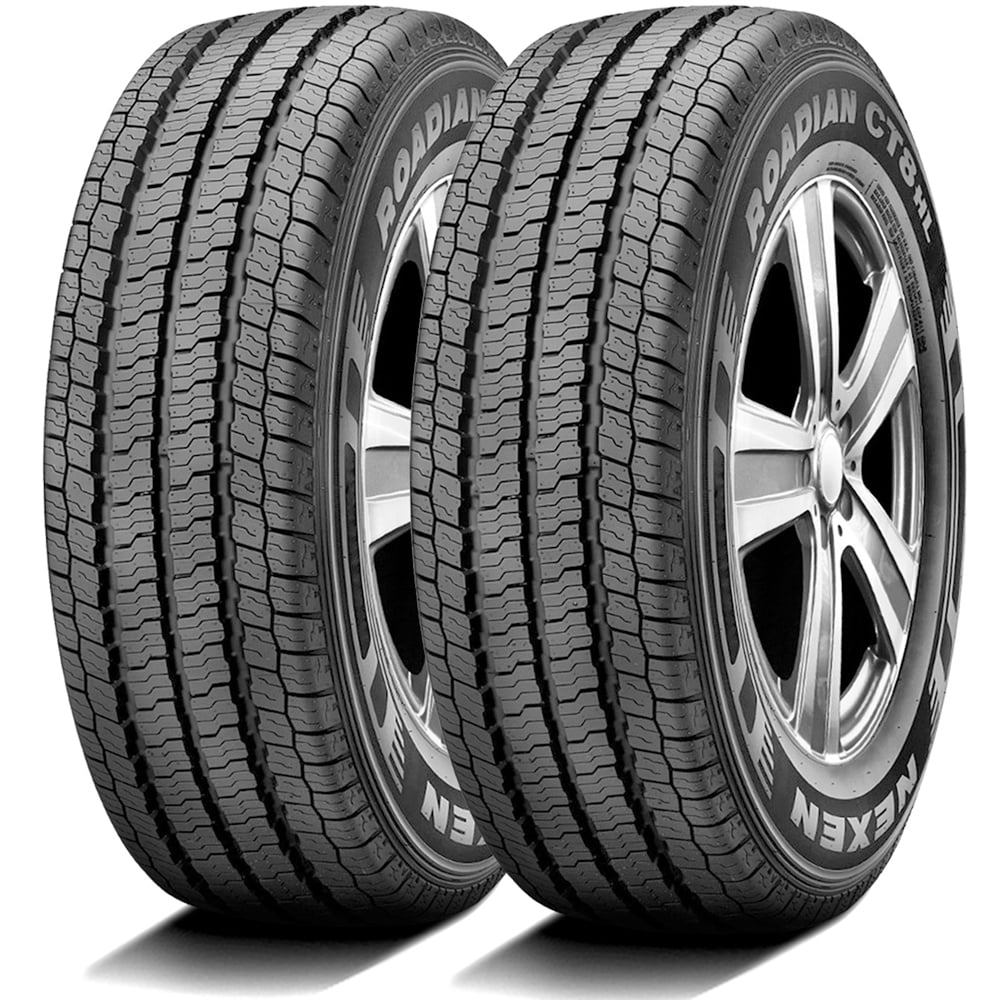 Pair of 2 (TWO) Nexen Roadian CT8 HL 225/75R16 121/120R E 10 Ply Commercial Tires