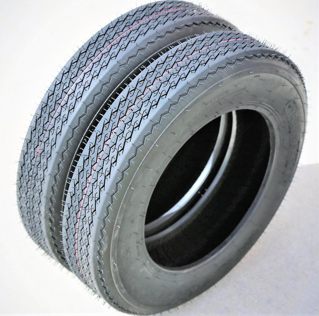 Pair of 2 (TWO) Transeagle TE10 ST 4.8-12 4.80-12 4.80x12 Load C 6 Ply Trailer Tires