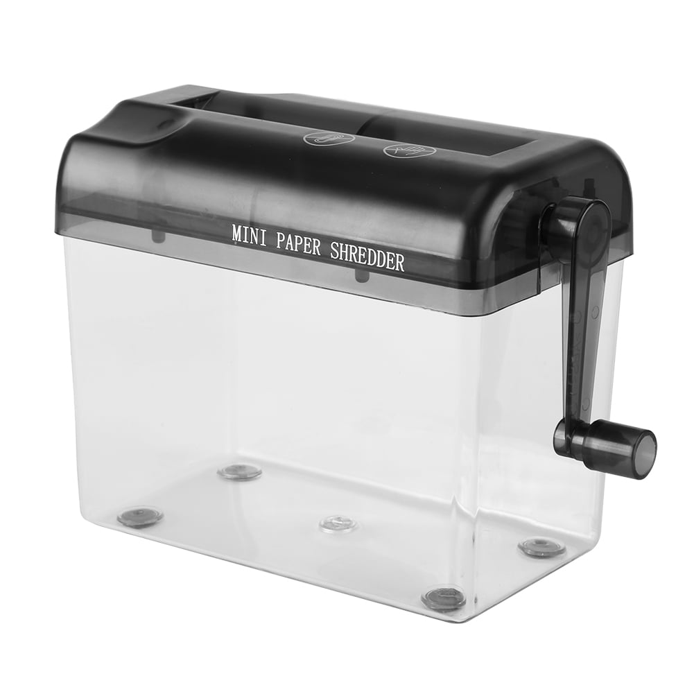 Paper Shredder, File Shredder Durable Anti-Slip Hand Crank Shredder, Paper Cut Shredder For Office Home