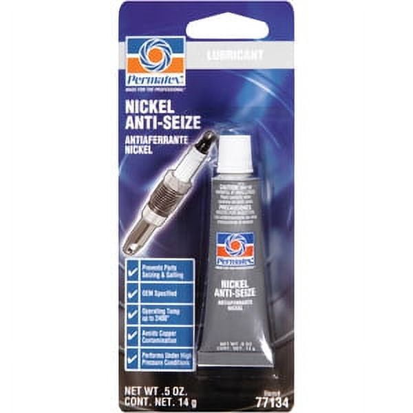 Permatex 77134 Nickel Anti-Seize Lubricant, 0.5 oz Tube