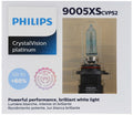 Philips Crystal Vision Platinum 9005XS 65W Two Bulbs Headlight
