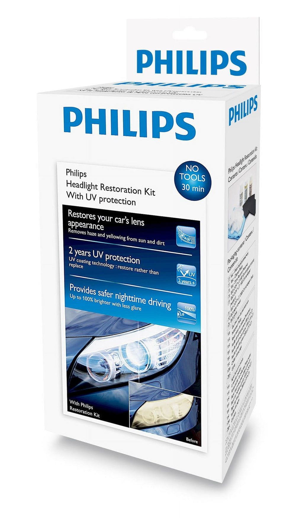 Philips Headlight Restoration Kit, No, No, Always Clean In Pairs!