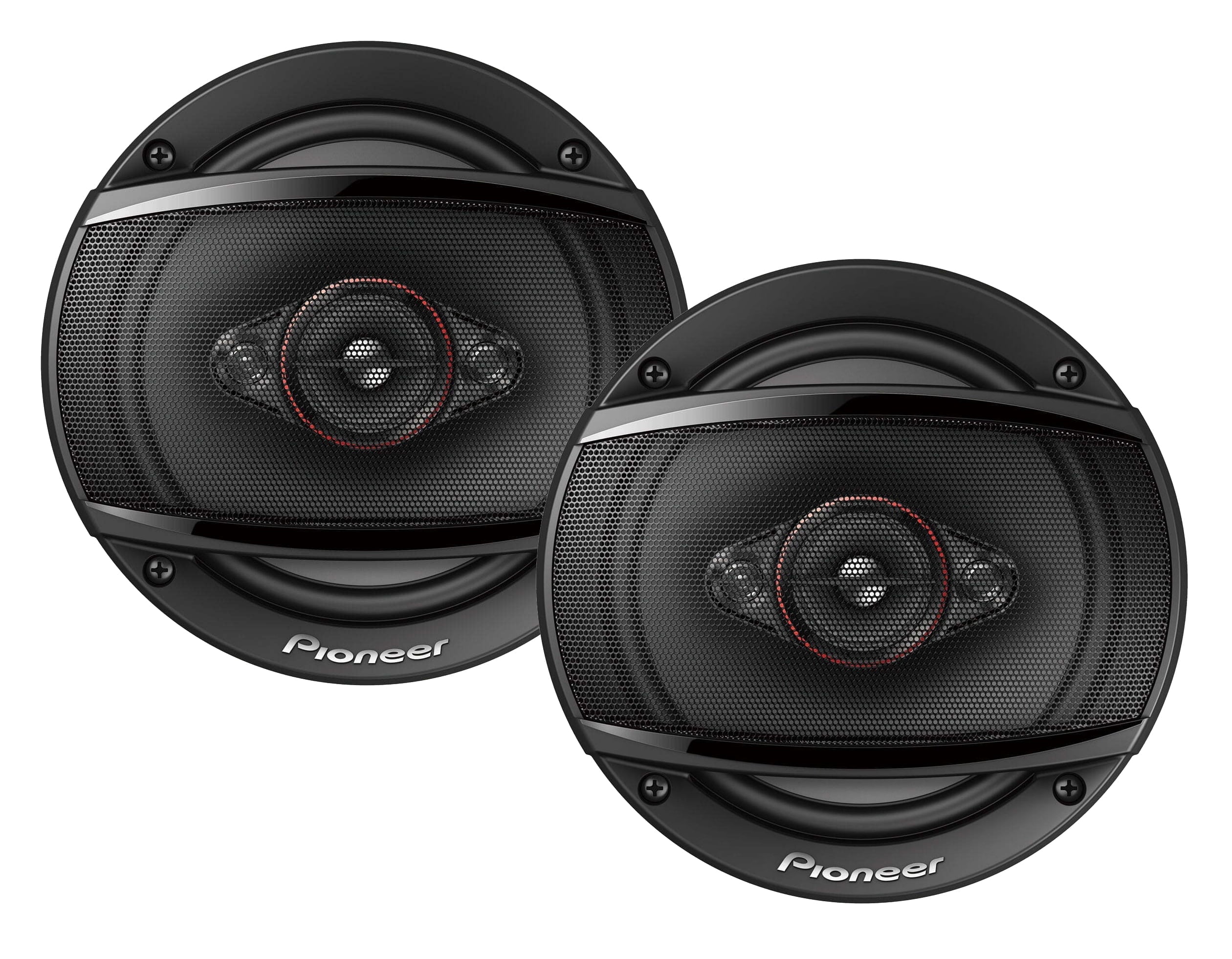 Pioneer TS-600M, 6-1/2" 4-way Coaxial Speakers, 320W Max Power | 11mm Tweeter and 11mm Super Tweeter and 1-5/8" Cone Midrange | Coaxial Speakers | (Sold in Pairs)
