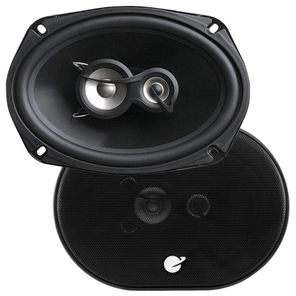 Planet Audio TRQ693 6 x 9 Car Speakers, 500 Watts Per Pair, Full Range, 3 Way