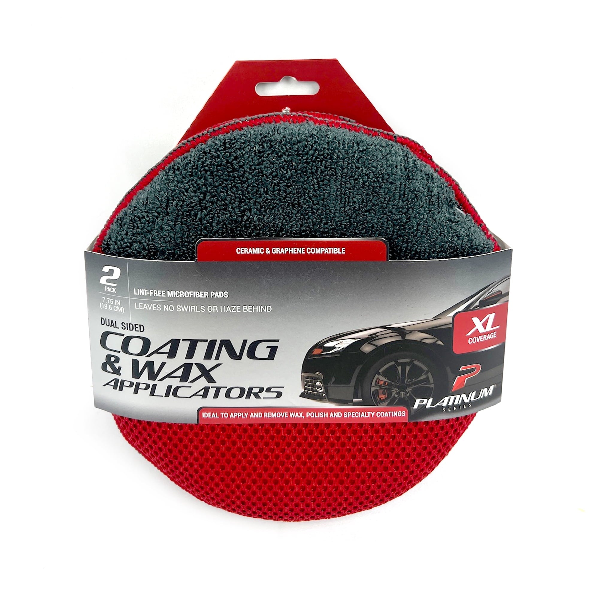 Platinum Series XL Car Waxes & Coatings Applicator Pad, 2 Count