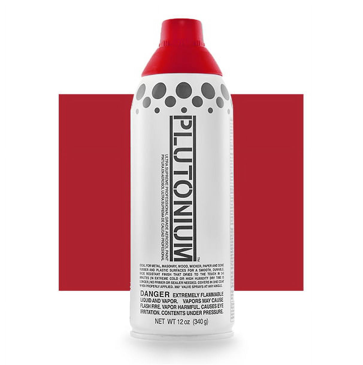 Plutonium 30120US Hot Sause-Deep Red - Satin - 12oz Spray Paint