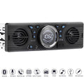 PolarLander Single one Din car Stereo Car Audio Auto radio FM USB SD AUX IN built-in 2 speakers Bluetooth Car Stereos Radios MP3 player