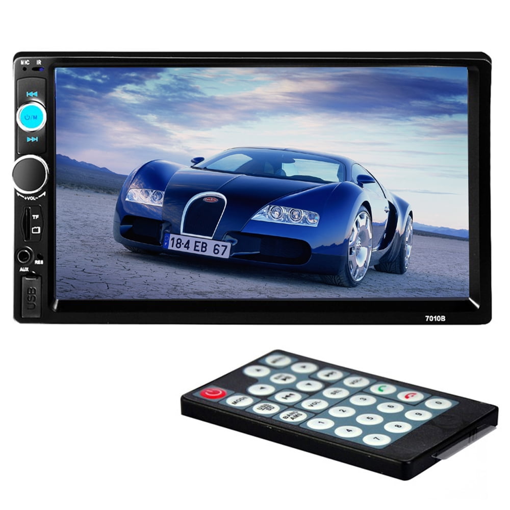 Polarlander Car Radio Stereo double DIN 7" Audio Receiver Touch Screen Bluetooth FM, MP5 Player USB/SD/AUX Hands Free Calling