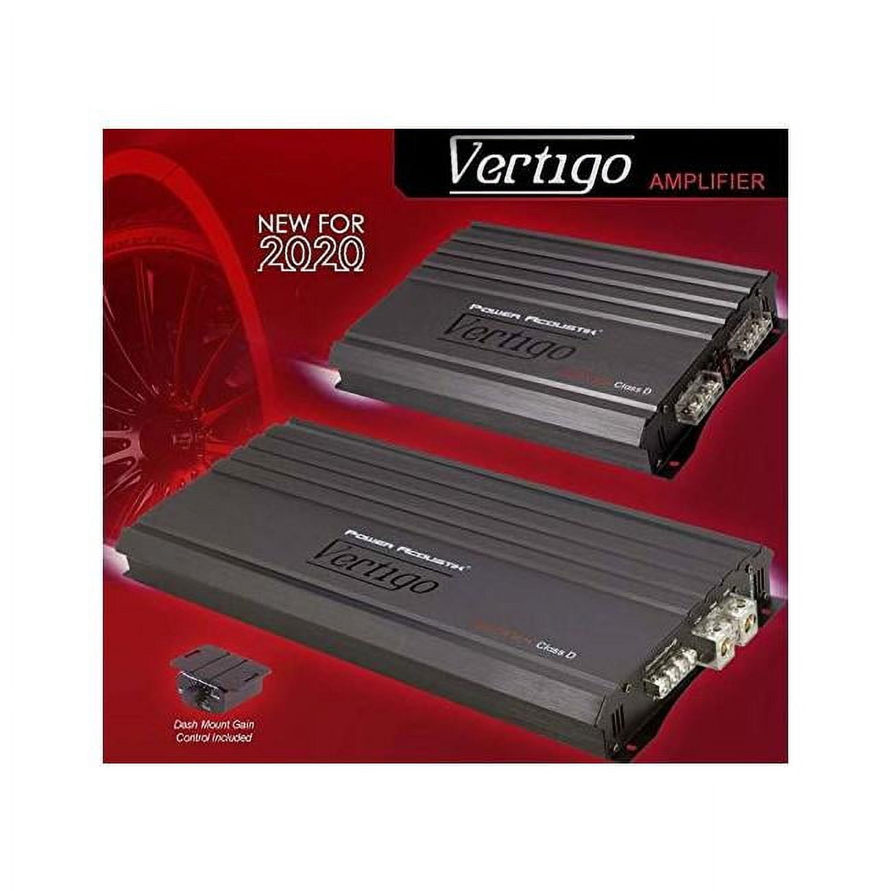 Power Acoustik® Vertigo Series 1,400-watt Max 2-channel Class D Amp