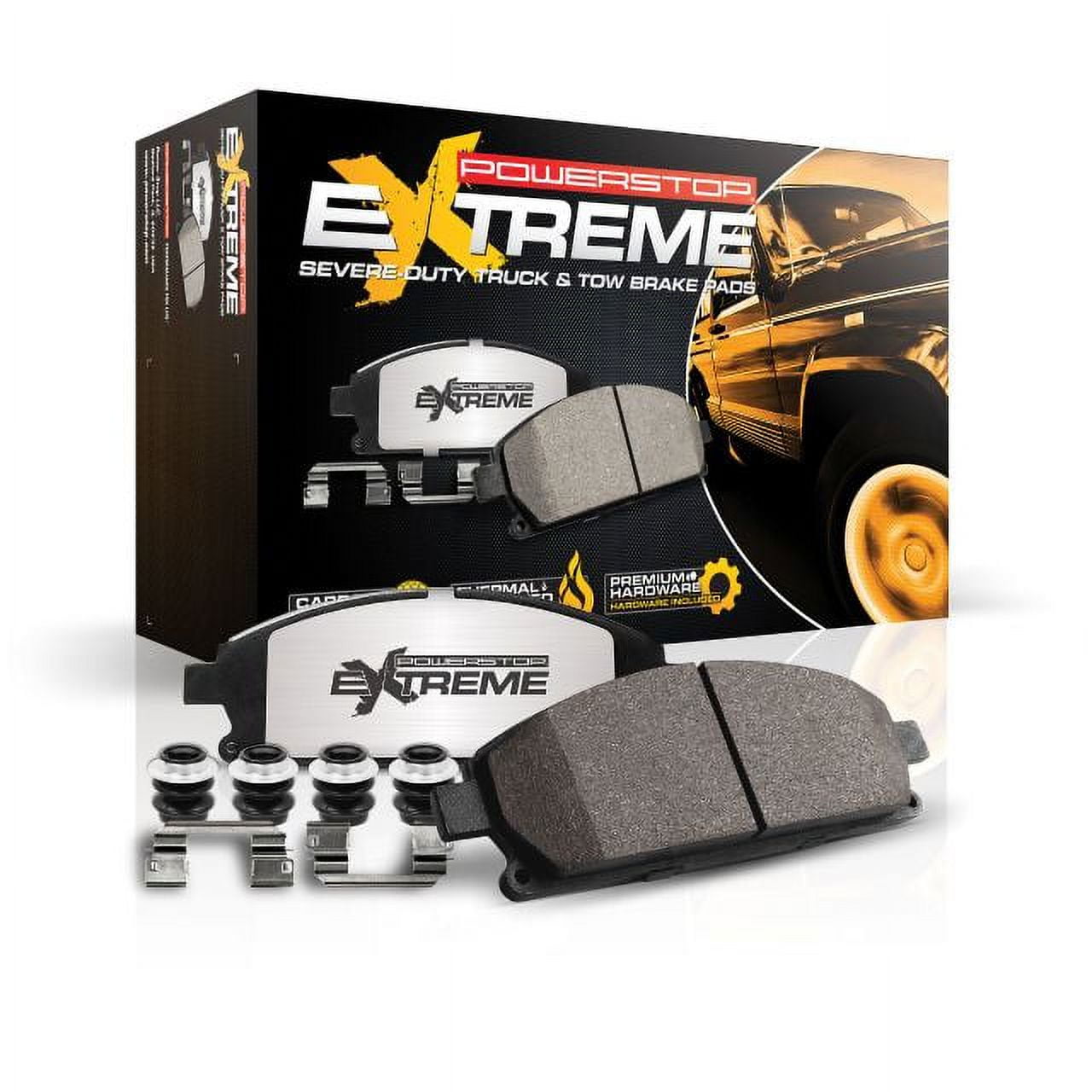Power Stop Rear Z36 Truck & Tow Brake Pad Set Z36-802