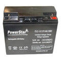 PowerStar PS12-15T-009 12V 15Ah Replacement Battery for DR Power Field Mower 10483 104837