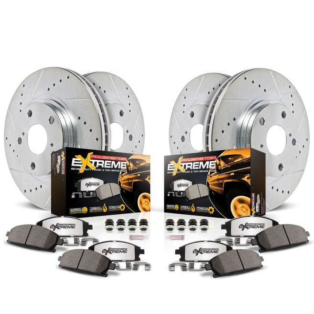 Powerstop K1944-36 PSBK1944-36 FRONT & REAR TRUCK AND TOW BRAKE KIT