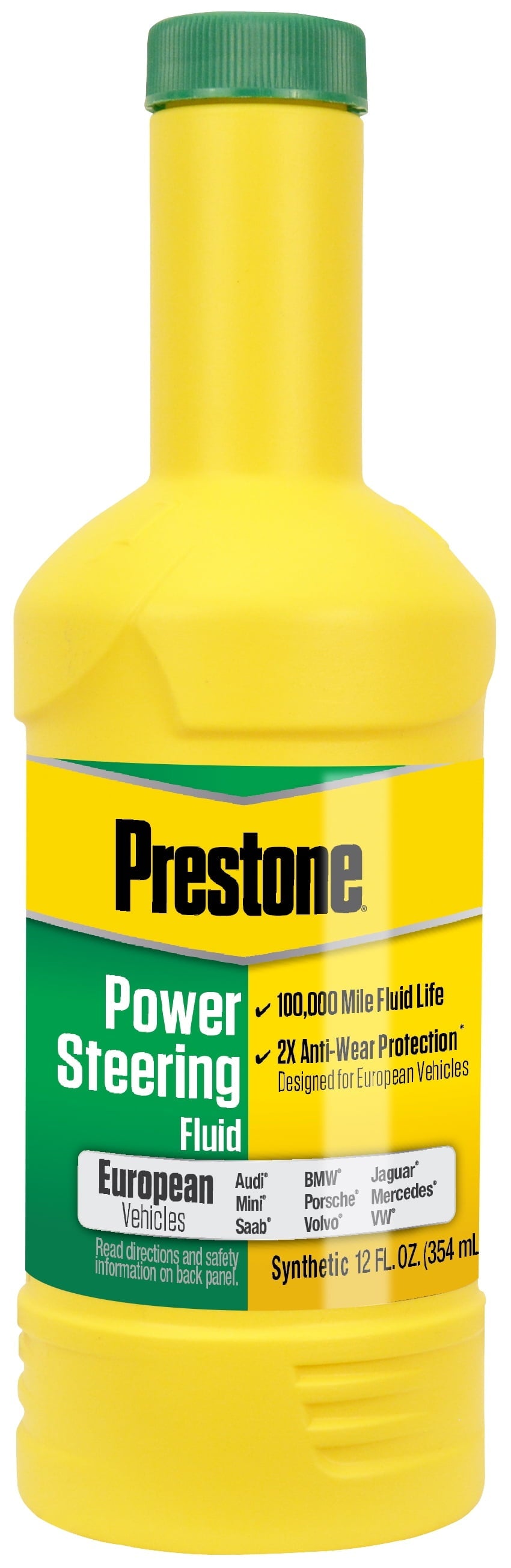 Prestone Full Synthetic Power Steering Fluid for Asian Vehicles, 12 fl oz