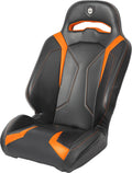 Pro Armor P141S188OR LE Suspension Seat - Black/Orange Fits Select Polaris Ranger