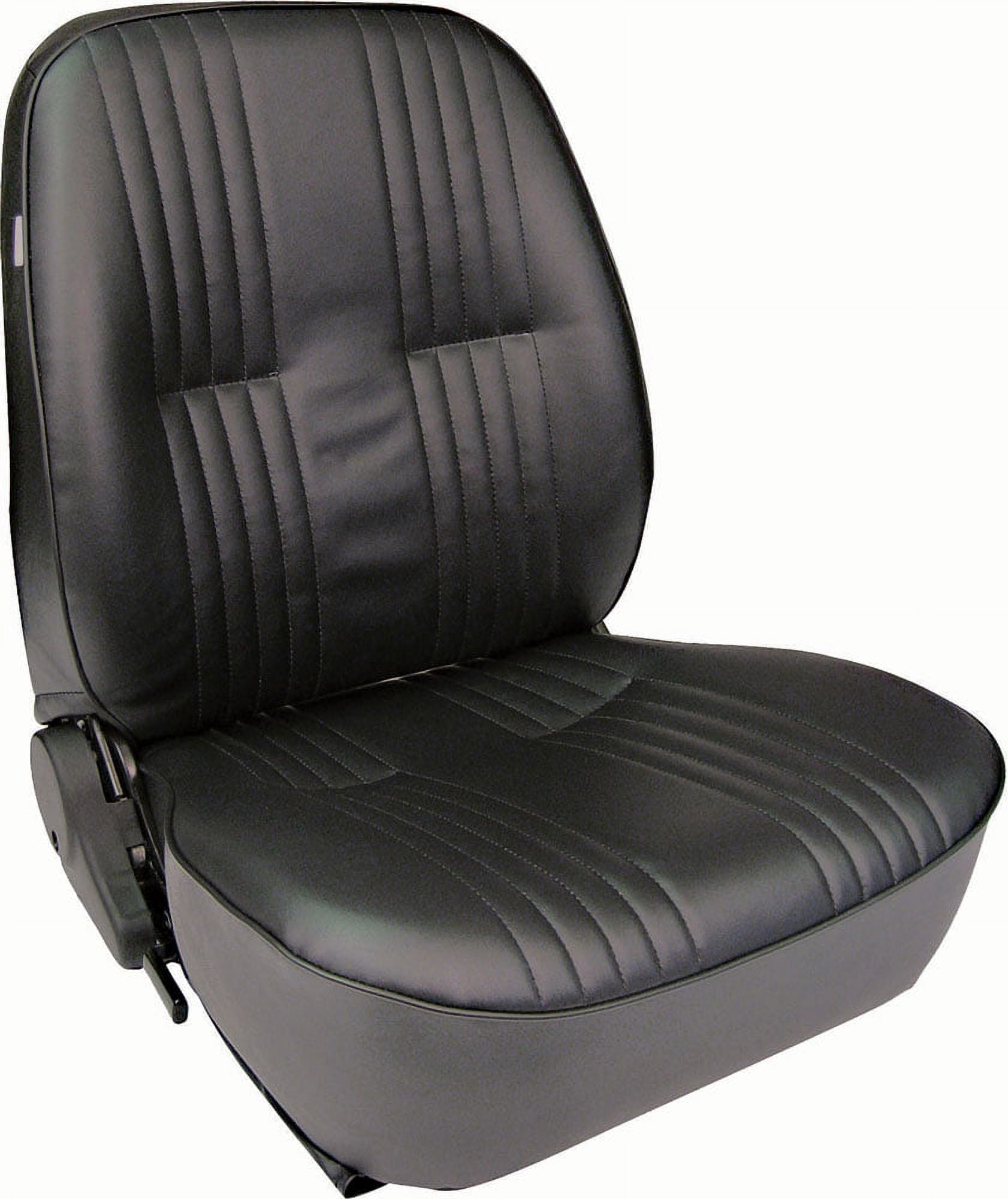 ProCar by Scat 80-1400-51R LOWBACK Series 1400 Black Vinyl Right Recliner Seat