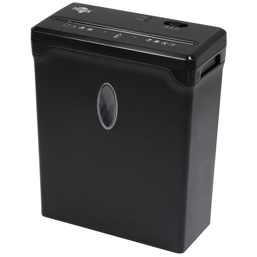 ProTek® 8-Sheet Cross-Cut Shredder, Black, PX81B