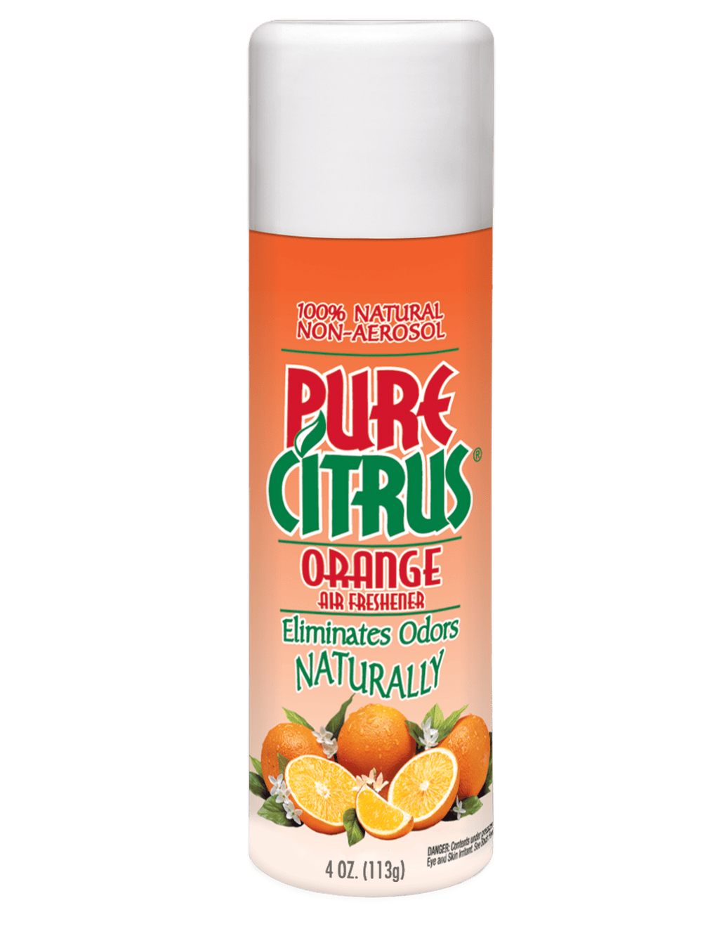 Pure Citrus Orange Air Freshener, 4oz.   Orange  Scented Non-Aerosol Air Freshener.
