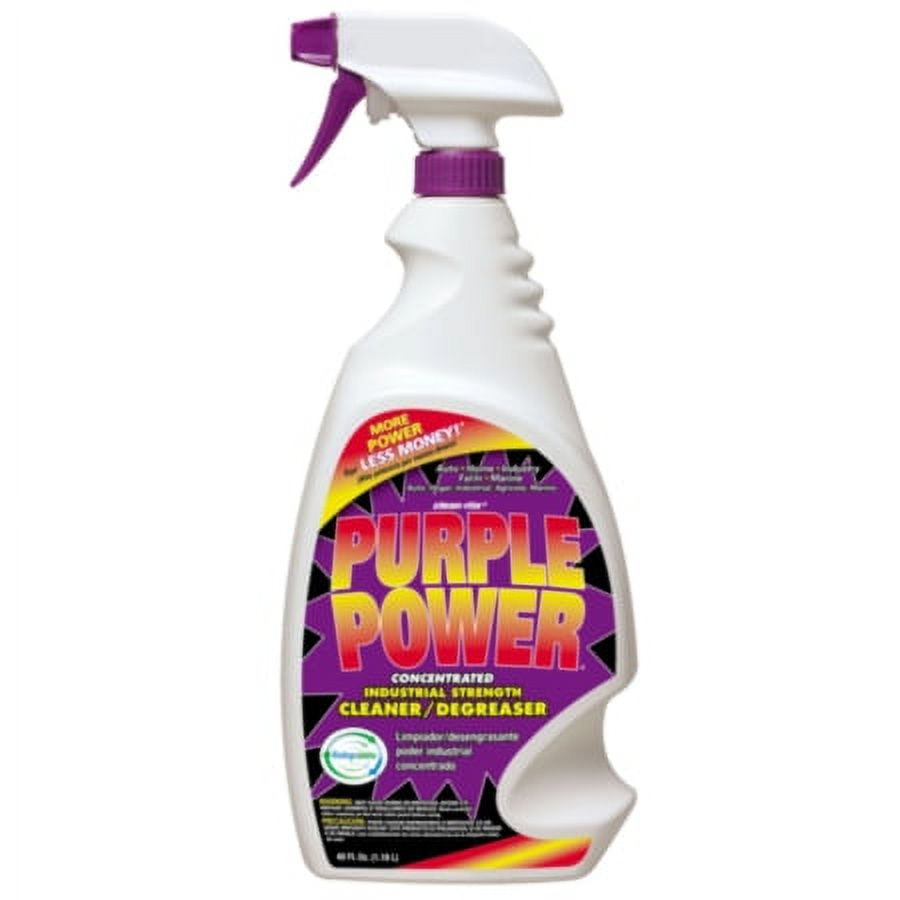 Purple Power Purple Power Industrial Strength Cleaner & Degreaser - Super Concentrated, 32 oz spray bottle, sold by each