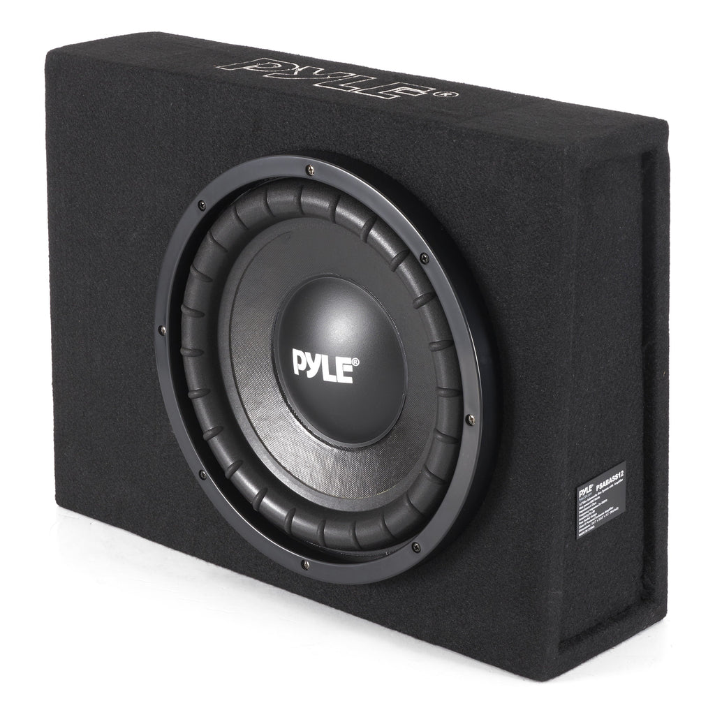 Pyle 12 Inch 600 Watt Mount Car Audio Subwoofer Enclosure Box Seal Design
