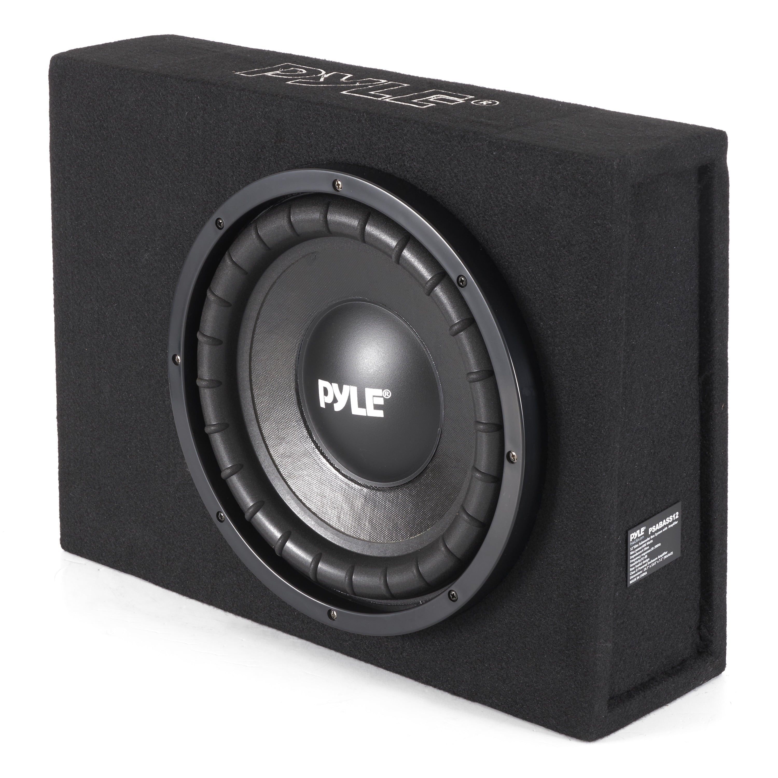 Pyle 12 Inch 600 Watt Mount Car Audio Subwoofer Enclosure Box Seal Design