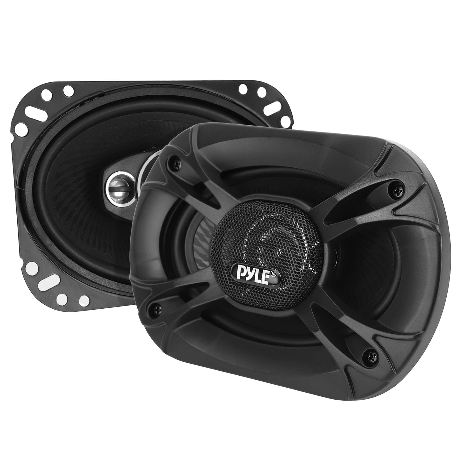 Pyle PL61984BK - Four-Way Sound Speaker System - One Pair 6'' x 9'' Four-Way Quadriaxial Loud Audio