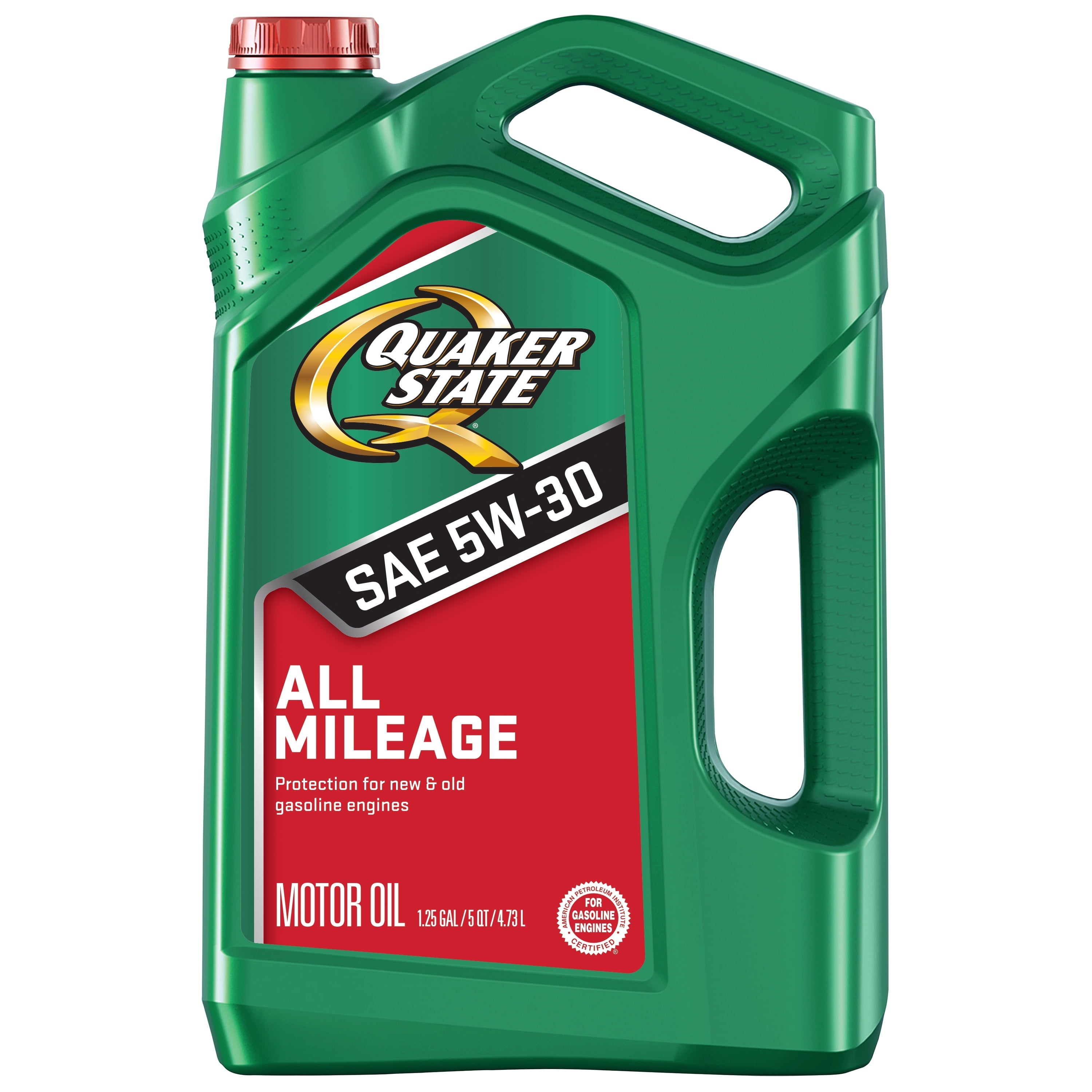 Quaker State All Mileage Synthetic Blend 5W-30 Motor Oil, 5 Quart