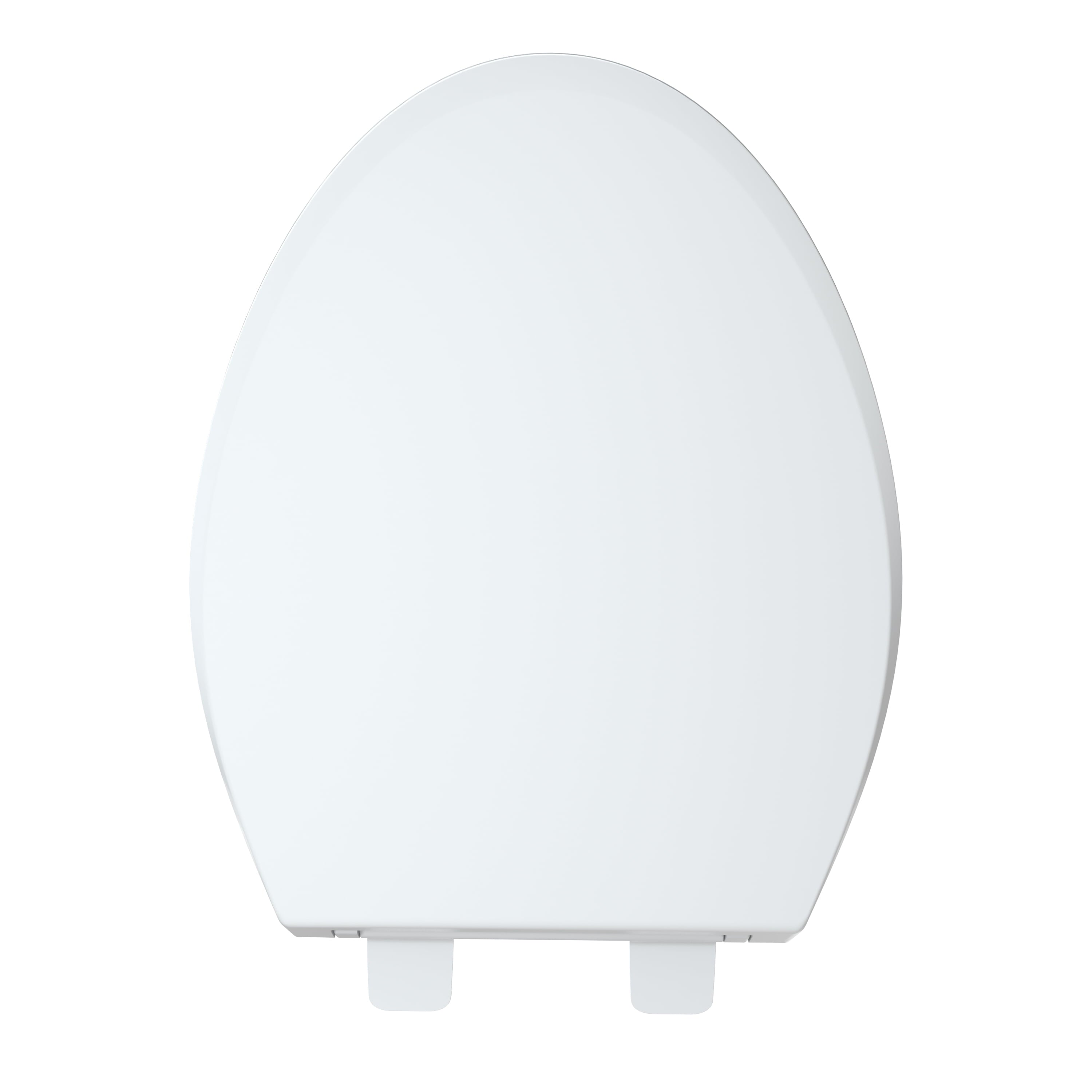 R&T B1130 Toilet Seat 400 pound Oval Plastic Toilet Seat Soft Close No Slam White