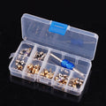 R12 R134A AC Schrader Valve Cores + Remover Tool Kit Air Conditioning Auto Servi