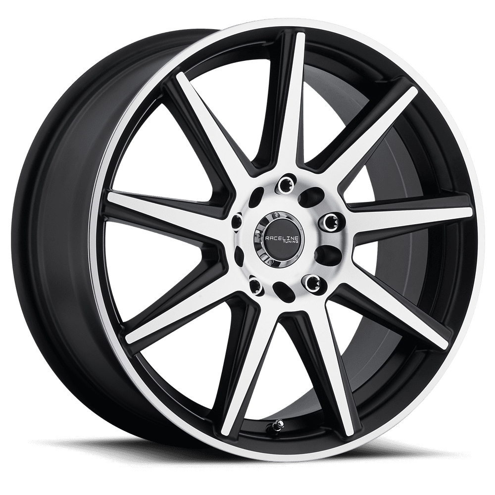 Raceline 144M-Storm 15" Cast Aluminum Wheel, STORM BMF 15X7 4X100/4X108 +40mm Fits select: 2009-2011 FORD FOCUS SE, 2016-2017 HYUNDAI ACCENT SE