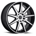 Raceline 144M-Storm 15" Cast Aluminum Wheel, STORM BMF 15X7 4X100/4X108 +40mm Fits select: 2009-2011 FORD FOCUS SE, 2016-2017 HYUNDAI ACCENT SE