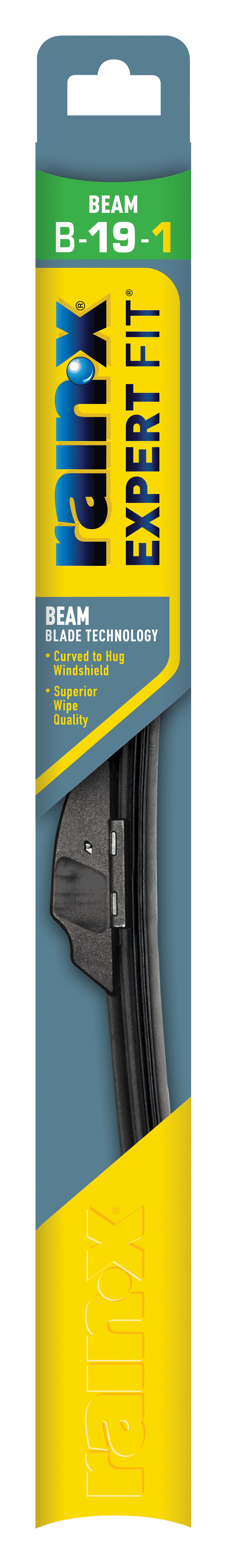 Rain-X Expert Fit Beam Windshield Wiper Blade, 19 " B19-1 - 840008
