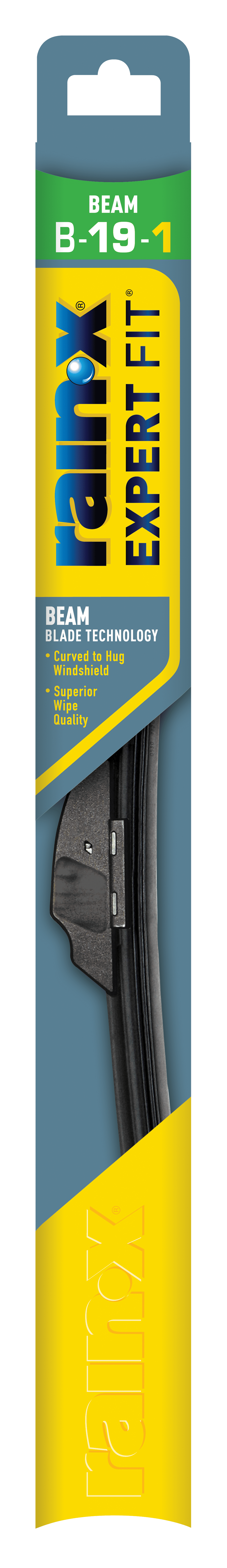 Rain-X Expert Fit Beam Windshield Wiper Blade, 19 " B19-1 - 840008