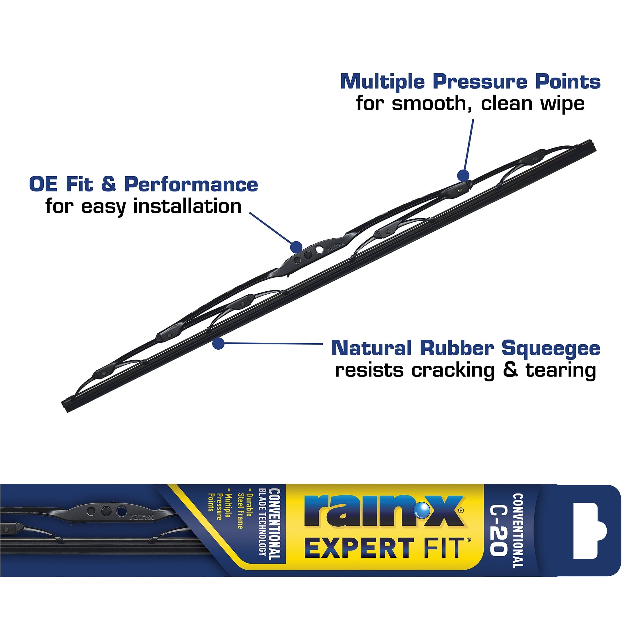 Rain-X Expert Fit Conventional Windshield Wiper Blade C20-4 - 860020
