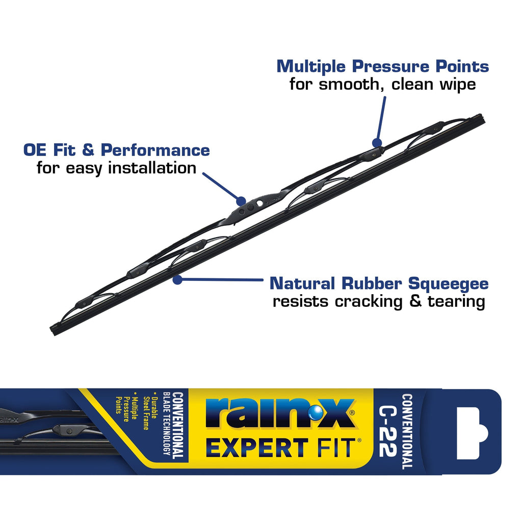 Rain-X Expert Fit Conventional Windshield Wiper Blade C22-4 - 860022