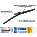 Rain-X Latitude Water Repellency 15" 2-IN-1 Windshield Wiper Blade