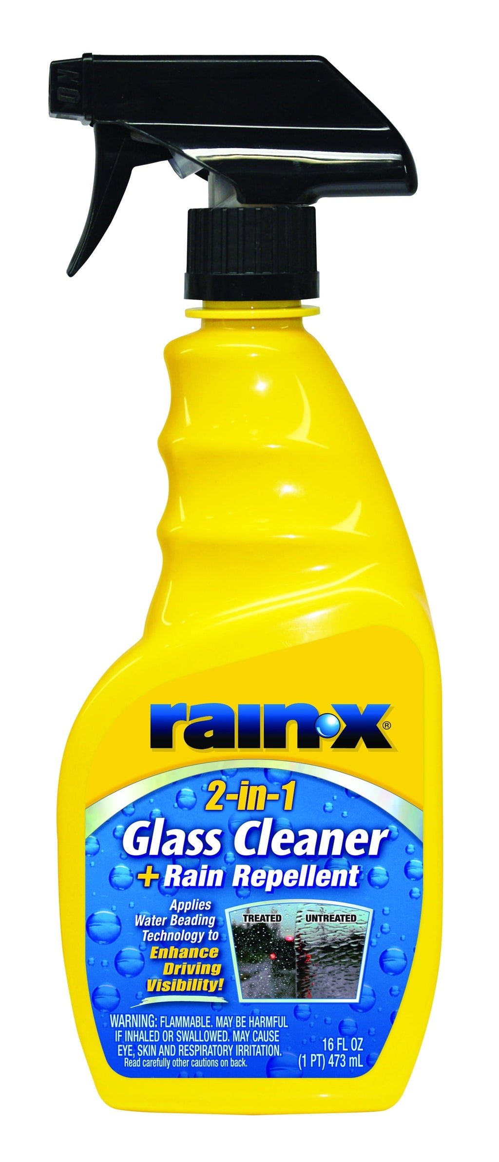 Rain-x 2-in-1 Glass Cleaner & Rain Repellant 16oz ITW - 630006W