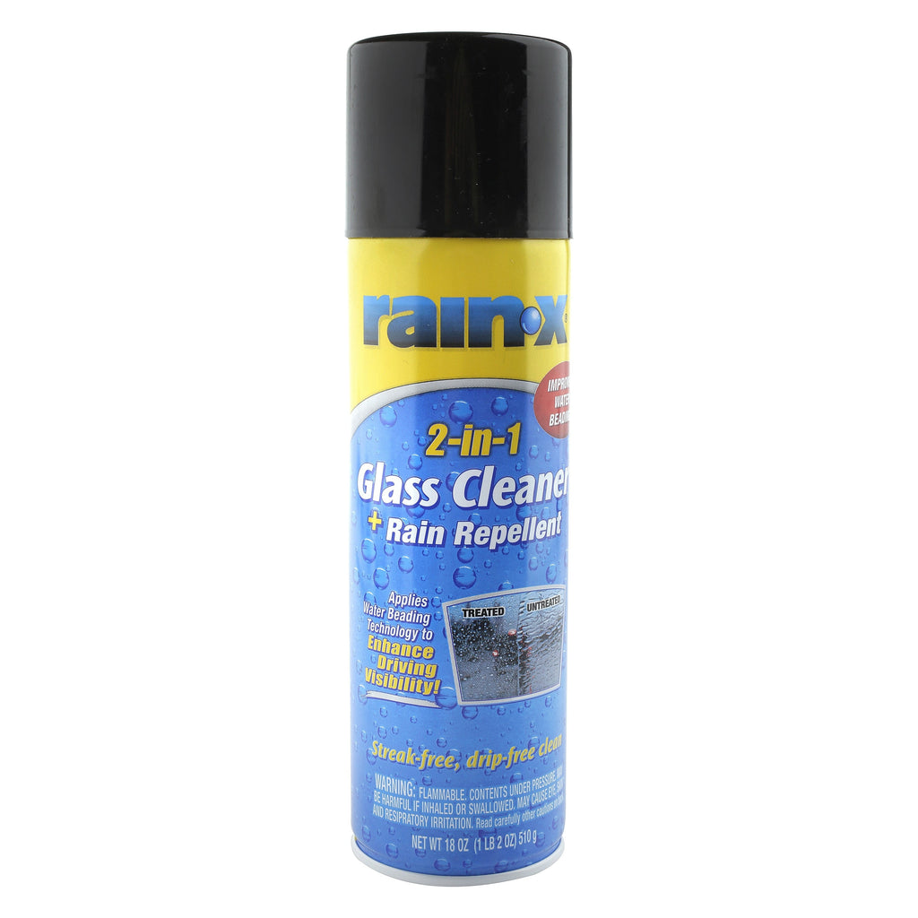 Rain-x 2 in 1 Glass Cleaner and Rain Repellent, 18 Ounce Aerosol - 5080233W