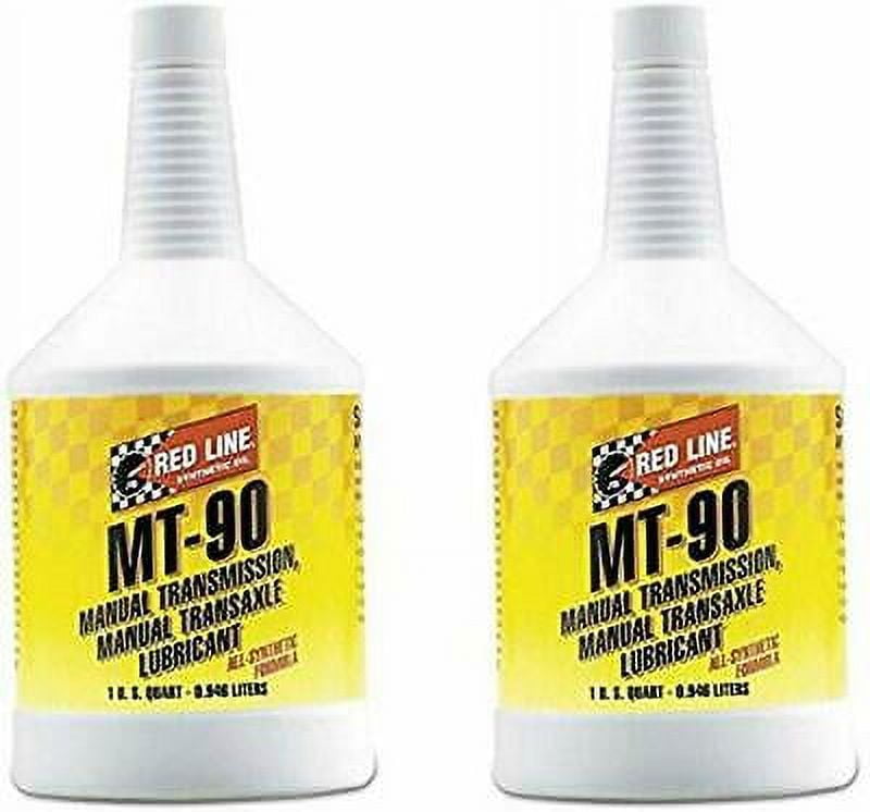 Red Line MT-90-2PK GL-4 Manual Transmission Gear Oil - 1 Quart Pack of 2