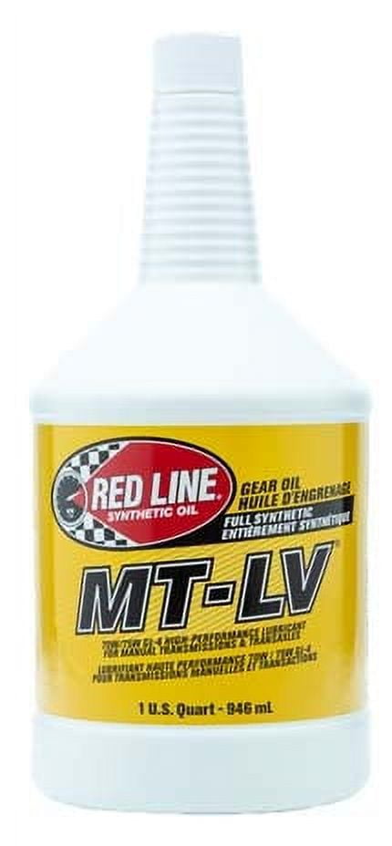 Red Line Oil 50604 Full Synthetic Gear Oil MT-LV 70W/75W GL-4 1-Quart Sold Indiv
