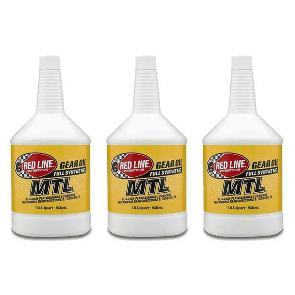 Redline 50204 MTL Gear Oil Lube 3 PK