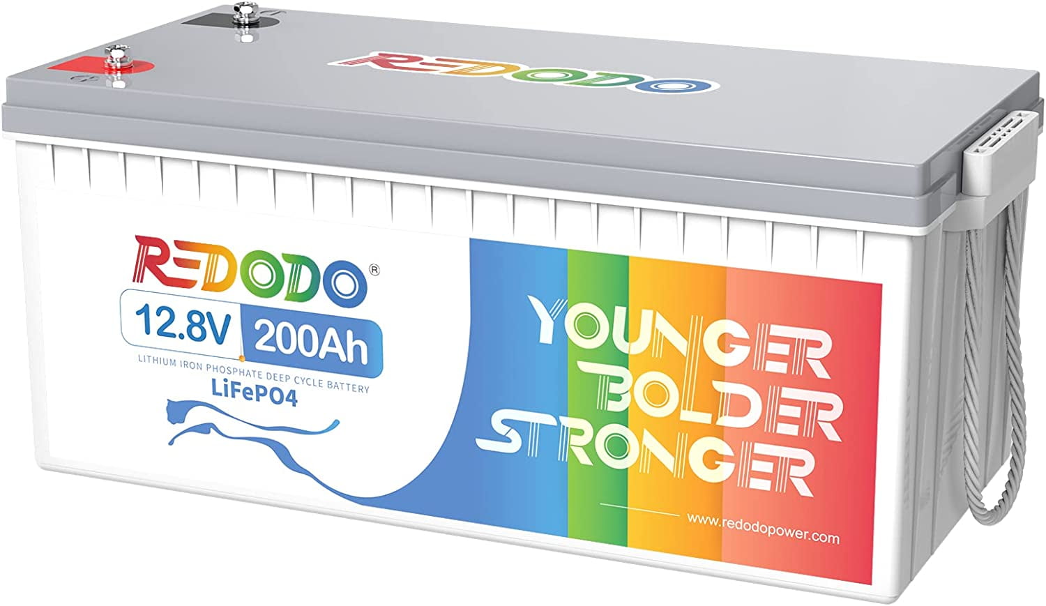 Redodo 12V 200Ah LiFePO4 Deep Cycle Lithium Battery 4000+ Cycle for RV Camper