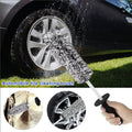 Relax Car Wheel Cleaning Brush Tool,Tire Cleaner 16.5 Inch Non-Slip Handle for Car Cleaning