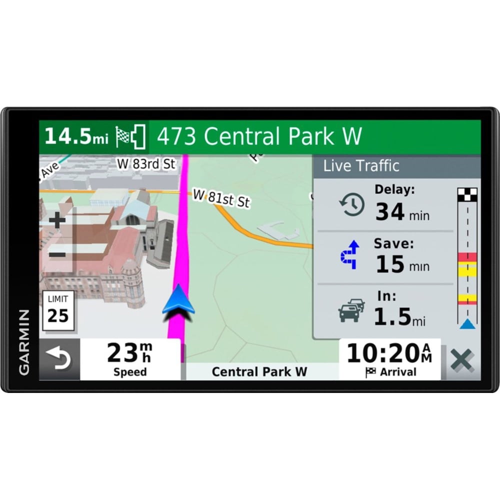 Restored Garmin Drivesmart 65T 6.95" GPS Navigator with Traffic and Smart Features (Refurbished)