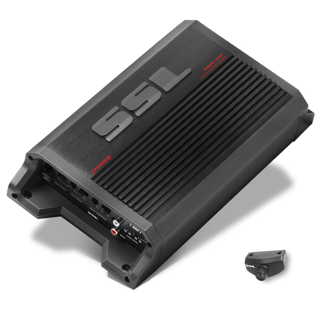 Restored Premium Sound Storm Laboratories CG1501M Charge Series Car Audio Amplifier 1500 High Output, 2/8 Ohm, High/Low Level Inputs, Low Pass Crossover, Hook Up To Stereo and Subwoofer (Refurbished)