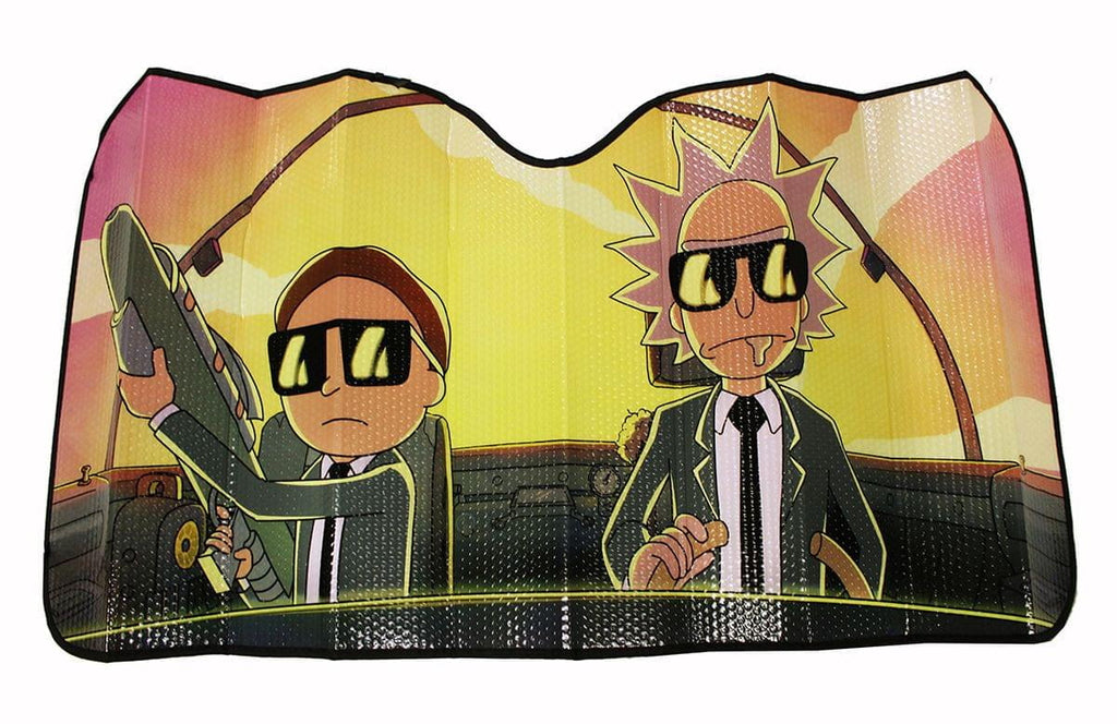 Rick and Morty Run the Jewels Accordion Auto Sunshade | Rick And Morty Accessory